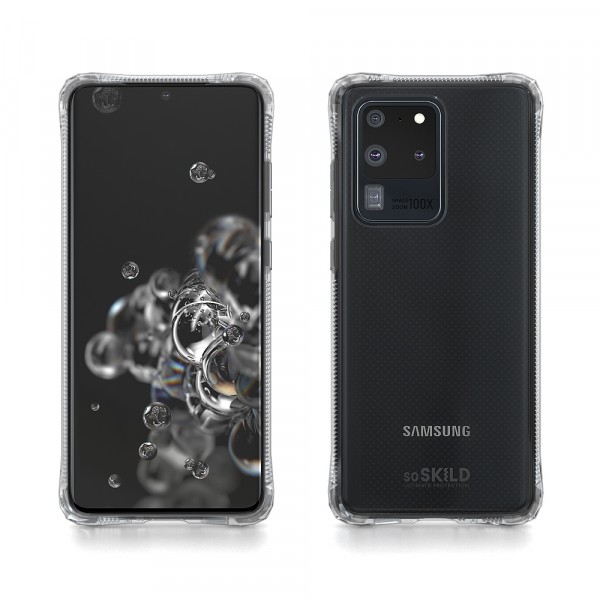 SoSkild Samsung Galaxy S20 Ultra Absorb 2.0 Impact Case Transparent