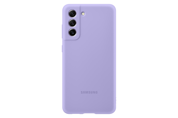 Samsung Galaxy S21 FE Siliconen Hoesje - Lavendel Paars