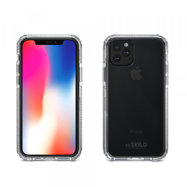 SoSkild iPhone 11 Pro Max Defend Heavy Impact Case Transparent